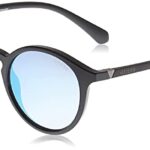 GUESS Gradient Round Men's Sunglasses - (GUS69165201XSG|52|Smoke Gradient-Blue FM Color Lens)