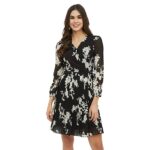 Harpa Women's Polyester A-Line Knee-Length Dress